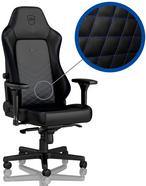 Cadeira Gaming NOBLECHAIRS Icon (Até 150 kg – Elevador hidráulico a gás de Classe 4 – Preto e Azul)