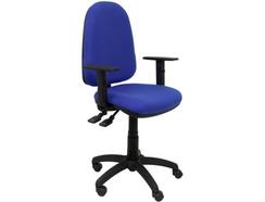 Cadeira de Escritório Operativa PIQUERAS Y CRESPO Tribaldos Azul (braços reguláveis – Tecido)