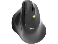 Rato Vertical PORT Erogonômico Recarregável Bluetooth Ergo Soft Port 910200 (Preto)