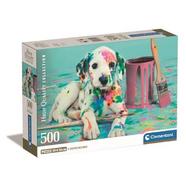 CLEMENTONI – Puzzle High Quality Collection Compact: The Funny Dalmatian – 500 Peças default