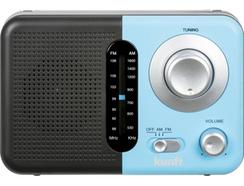 Rádio KUNFT KPR4173 (Azul – Analógico – FM/AM – Pilhas)
