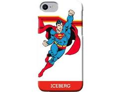 Capa ICEBERG Superman Flying iPhone 6, 6s, 7, 8 Vermelho