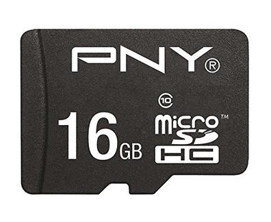 Cartão de Memória MicroSD PNY SDU16GPER25-EF (16 GB)