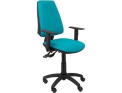 Cadeira de Escritório Operativa PIQUERAS Y CRESPO Elche S Verde Marinho (Braços reguláveis – Pele sintética)