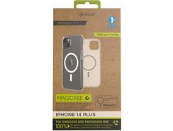 Capa para iPhone 14 Plus Max MUVIT MFC Recycletek Magsafe Transparente