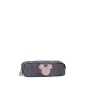 Estojo Disney Studs com Fecho Zip Preto