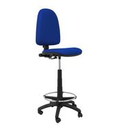 Cadeira de Escritório Alta PIQUERAS Y CRESPO Ayna Azul (Pele Sintética)