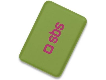 Powerbank SBS Pop Collection (4000 mAh – 1 USB – 1 MicroUSB – Verde)