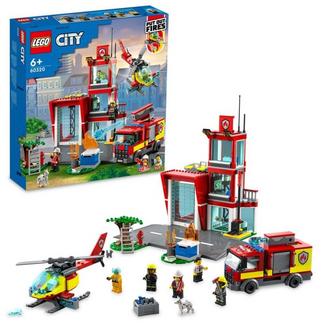LEGO City Quartel dos Bombeiros Kit de Construção 6+ Anos Inclui 2 Personagens da Série Aventuras LEGO City