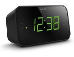 Rádio Despertador PHILIPS TAR3306 (Preto – Digital – Alarme Duplo – Função Snooze – Bateria e Pilhas)