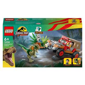 Set de brincar Emboscada a Dilofossauro Coleção 30º Aniversario Jurassic Park LEGO Jurassic World