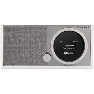 Rádio Tivoli Audio Model One Digital com Wi-Fi – Branco/Cinzento