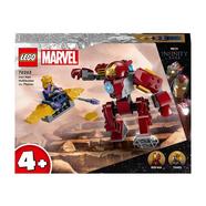 Set de construção Hulkbuster de Iron Man vs. Thanos Super-heróis LEGO Marvel