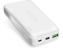 Powerbank SBS TTBB20000PD20W (20.000 mAh – USB – USB-C – Micro-USB – Branco)