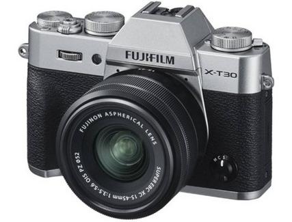Kit Máquina Fotográfica FUJIFILM X-T30 Prateado + 15-45 mm (APS-C)