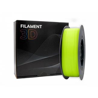 Filamento de Impressão 3D Pla 1.75mm 1Kg Amarelo Flurescente