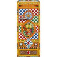 Frigorífico de 1 Porta Anni 50 Divina Cucina Smeg & Dolce&Gabbana Cart Collection FAB28RDGC5 Ventilado e Estático e de 153 cm – Multicor