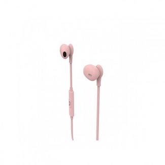 Auriculares Com fio MUVIT M1C (In Ear – Microfone – Rosa)