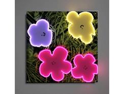 Painel LED YELLOWPOP Andy Warhol Flowers