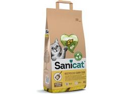 Areia Absorvente para Gatos SANICAT Reciclado (Milho – 6L)