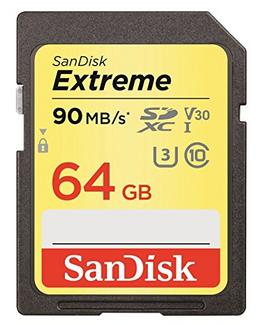 SanDisk Extreme SDXC 64GB Class 10 U3 V30