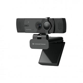 Conceptronic AMDIS07B Webcam 4K com dois Microfones