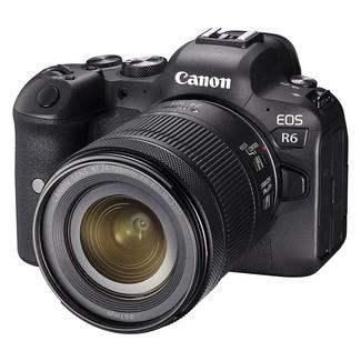 Câmara Mirrorless Evil Canon EOS R6+ Objetiva RF 24-105mm F4-7.1 IS STM Preto