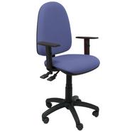 Cadeira de Escritório Operativa PIQUERAS Y CRESPO Tribaldos Azul Claro (braços reguláveis – Tecido)