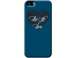 Capa LIU.JO Hard Case iPhone 5, 5s, SE Azul