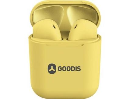 Auriculares Bluetooth True Wireless GOODIS BT (In Ear – Amarelo)