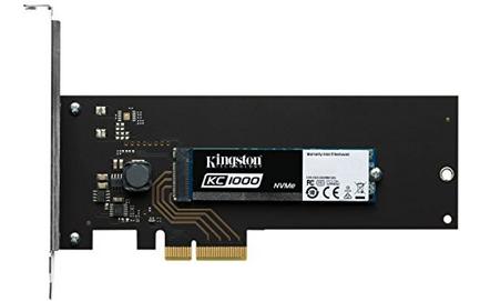 Kingston KC1000 NVMe PCIe SSD 240GB, HHHL PCI Express 3.0