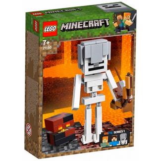 LEGO Minecraft: Minecraft BigFig Esqueleto com cubo de magma