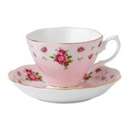 Royal Albert – Chávena de Chá com Prato New Country Rose – Rosa