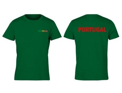 T-shirt TOPBRANDS Portugal Fanático Verde (L)