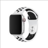 Bracelete Silicone 4-OK para Apple Watch 38mm | 40mm – Branco | Preto