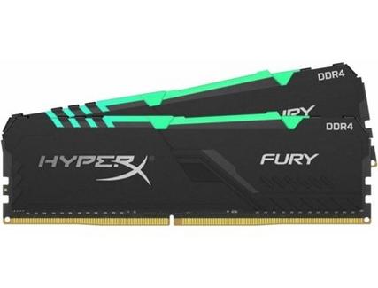 Memória RAM DDR4 KINGSTON HyperX Fury (2 x 16 GB – 2400 MHz – CL 15 – RGB)