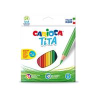 Lápis Tita hexagonais 24 cores Carioca