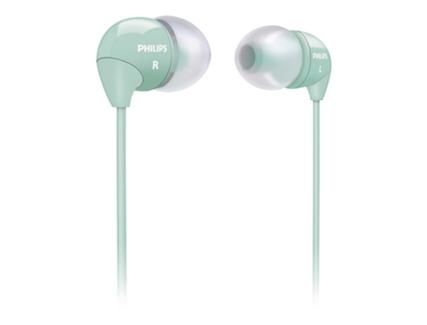 Auriculares com Fio PHILIPS SHE3590LB (In Ear – Microfone – Verde)
