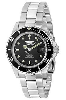 Relógio automático Invicta 8927OB Pro Diver com mostrador preto e bracelete em aço inoxidável