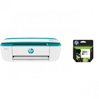 HP DeskJet 3762 Multifunções Color WiFi Verde + Cartucho 304XL Tinta Alta Capacidad Original Preto