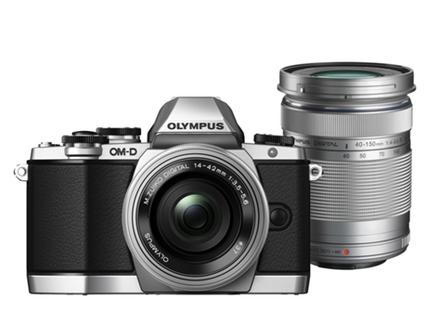 Kit Máquina Fotográfica Mirrorless OLYMPUS E-M10 c/ 14-42IIR + 40-150mm