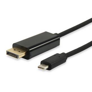 Adaptador Equip USB C p/ DisplayPort M/M 1.8m Preto