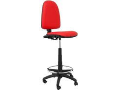 Cadeira de Escritório Alta PIQUERAS Y CRESPO Ayna Vermelho (Pele Sintética)