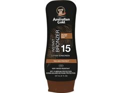Protetor Solar AUSTRALIAN GOLD Instant Bronzer Loção SPF 15 (237 ml)