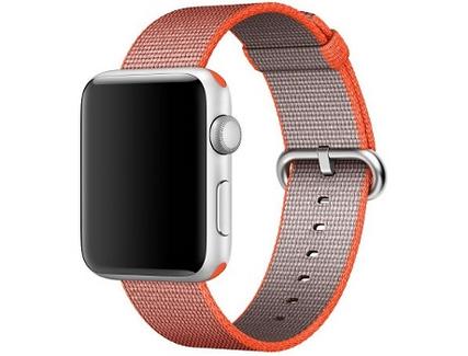 Bracelete Nylon Apple para Apple Watch 42mm – Laranja Sideral | Antracite