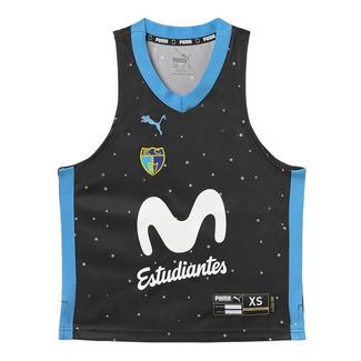 Puma – T-shirt de Criança 2.º Equipamento Movistar Estudiantes 2024-2025 Preto 11-12 Anos/152
