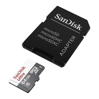 SanDisk Ultra microSDXC C10 64GB + Adaptador SD