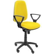 Cadeira de Escritório Operativa PIQUERAS Y CRESPO Tarancón Amarelo (Braços fixos – Tecido)