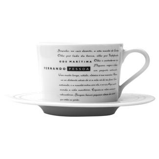 Chávena de chá e pires Fernando Pessoa SPAL