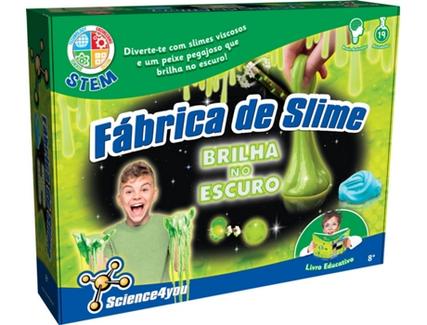 Jogo SCIENCE4YOU Fábrica de Slime – Brilha no Escuro